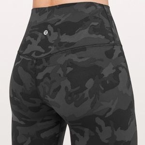 💎NWOT Lululemon Align Crop 21” ❤️ Camo Gray